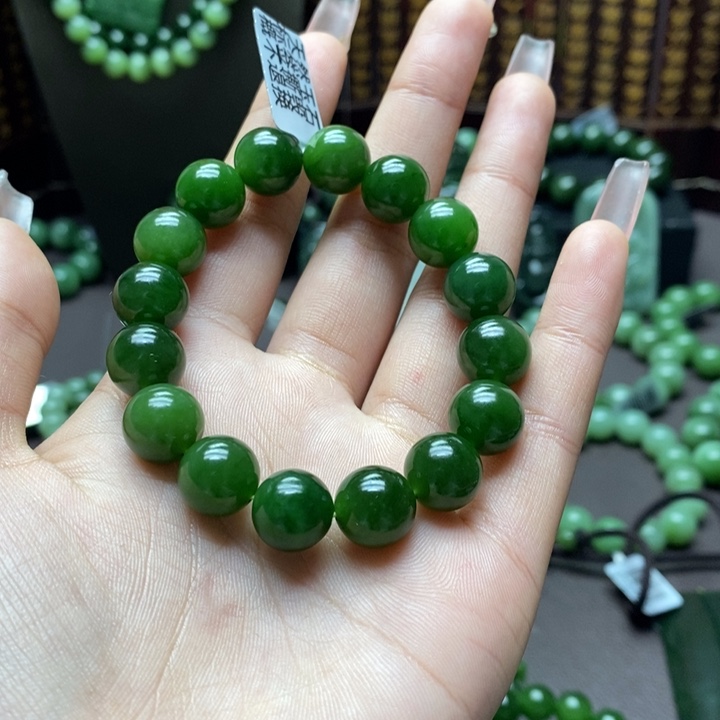 和田玉手串未镶嵌