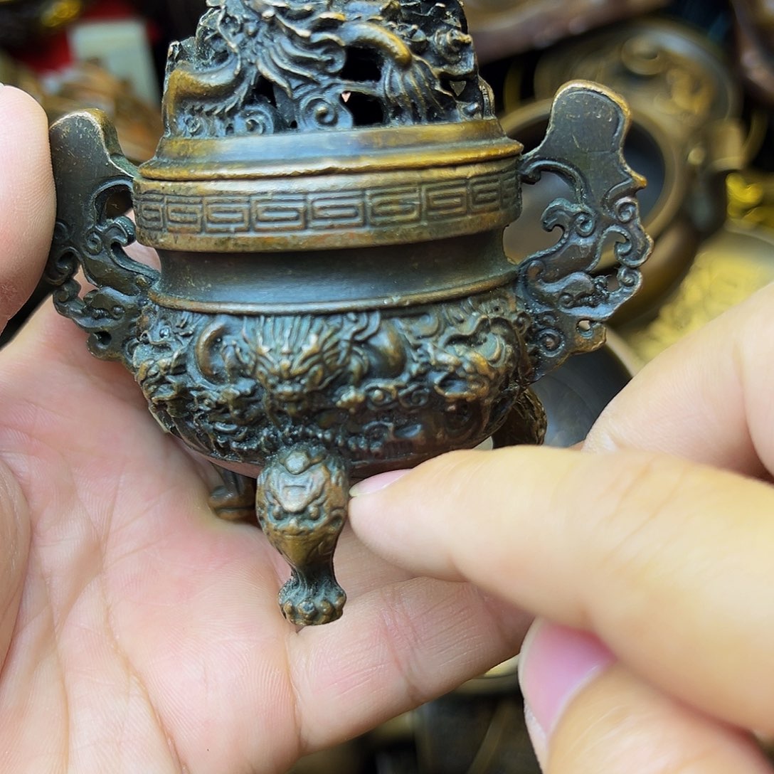 精美文玩精品铜器摆件
