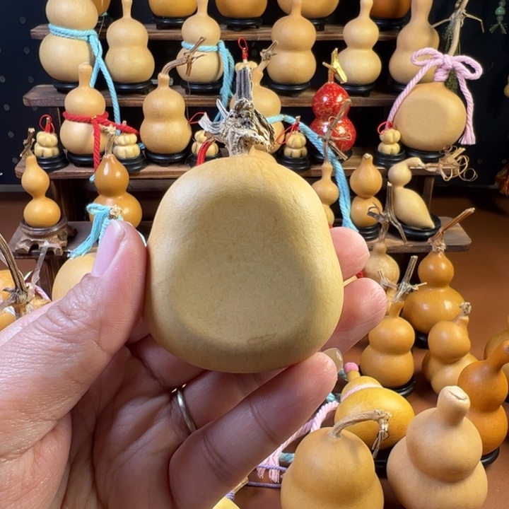 可爱小夹扁葫芦手把件摆件