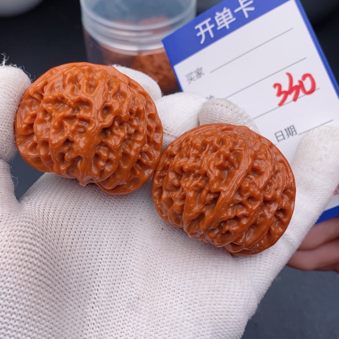 文玩核桃把件43苹果园330
