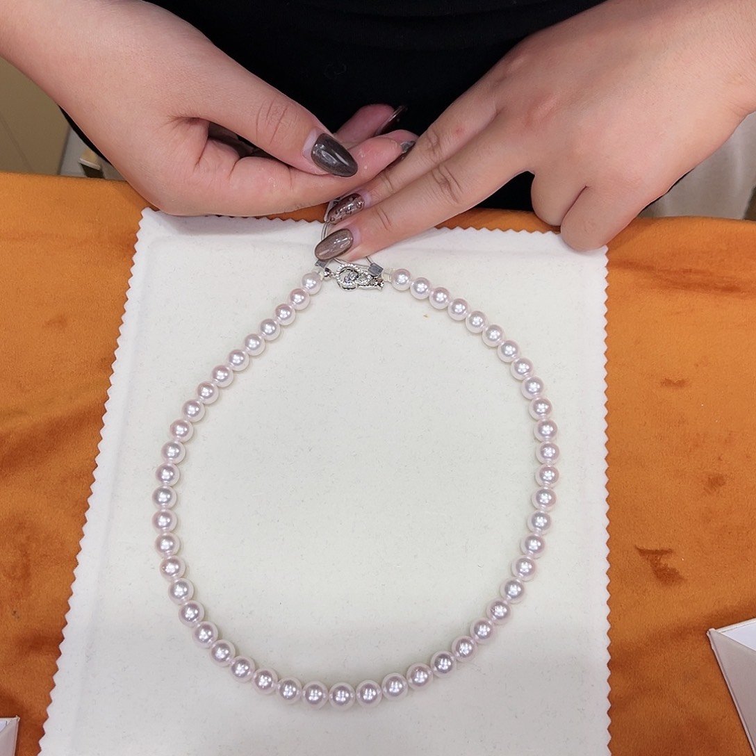 海水珍珠颈饰银S925镶嵌