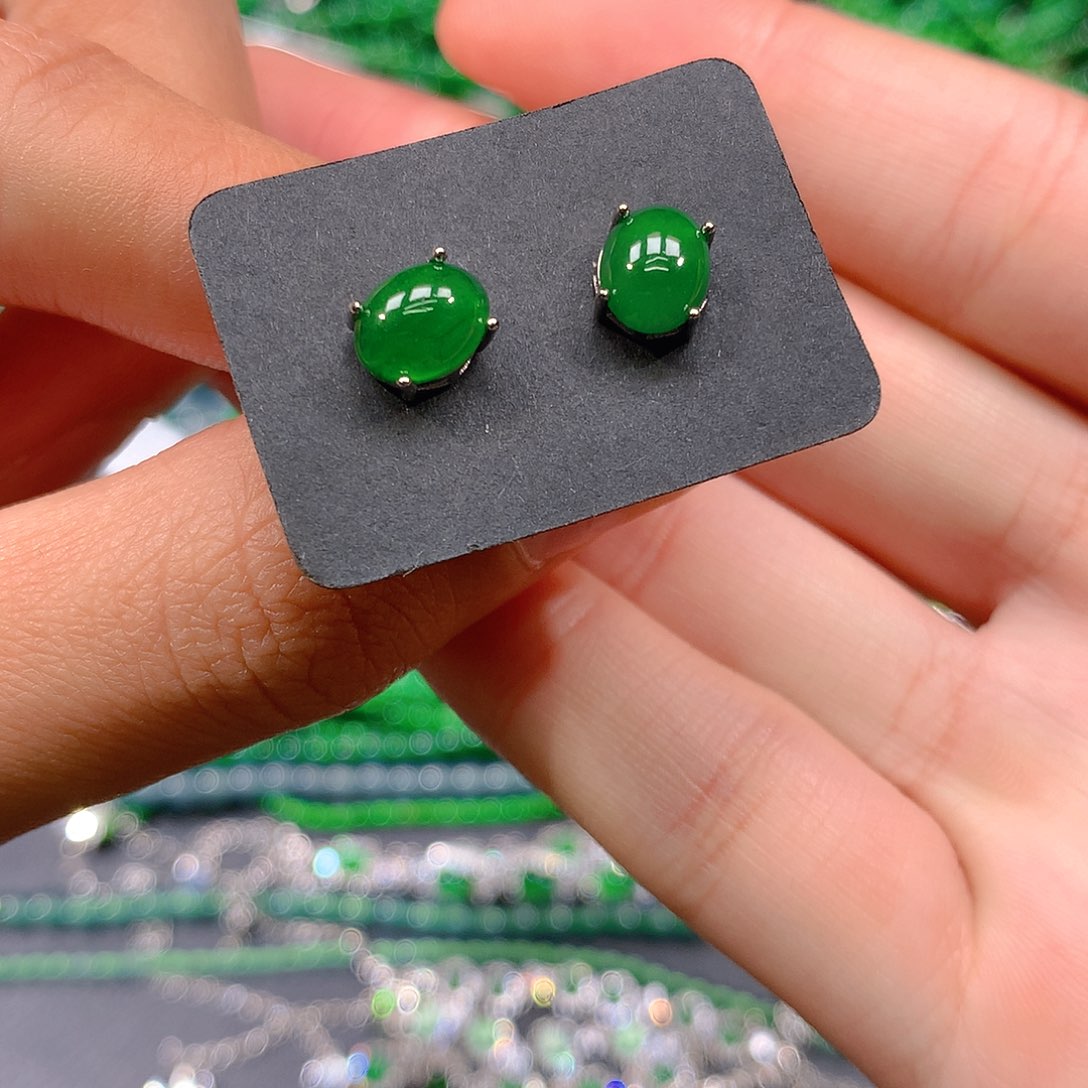 翡翠戒指未镶嵌天然翡翠