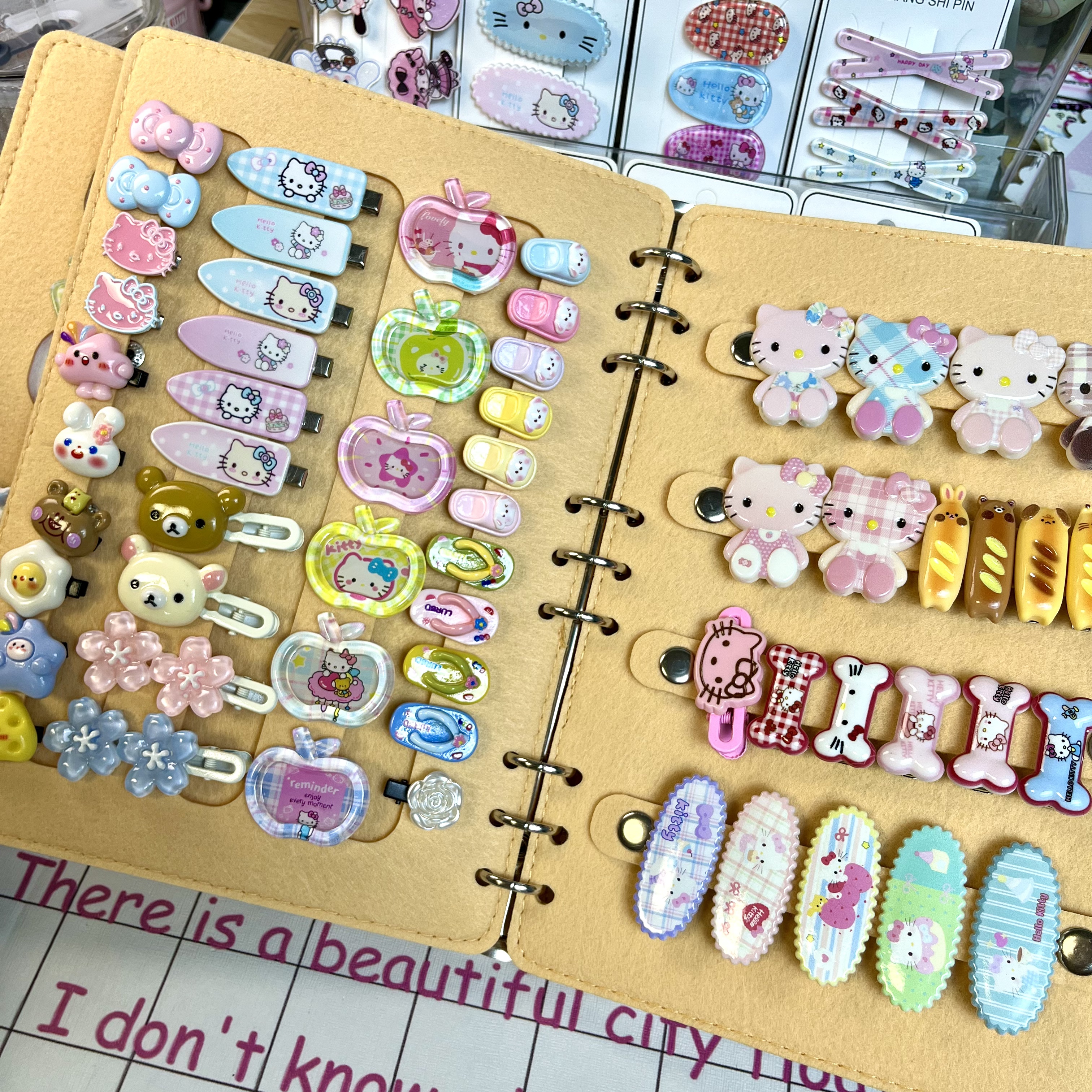 (直播自选款）创意可爱淑女卡通树脂可爱亚克力diy手工5cm发夹发卡