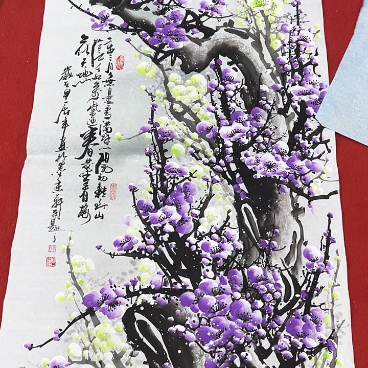 国画老师纯手绘作品展示