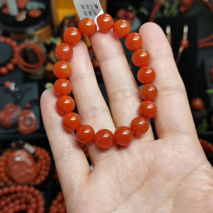 南红玛瑙手串未镶嵌博****多