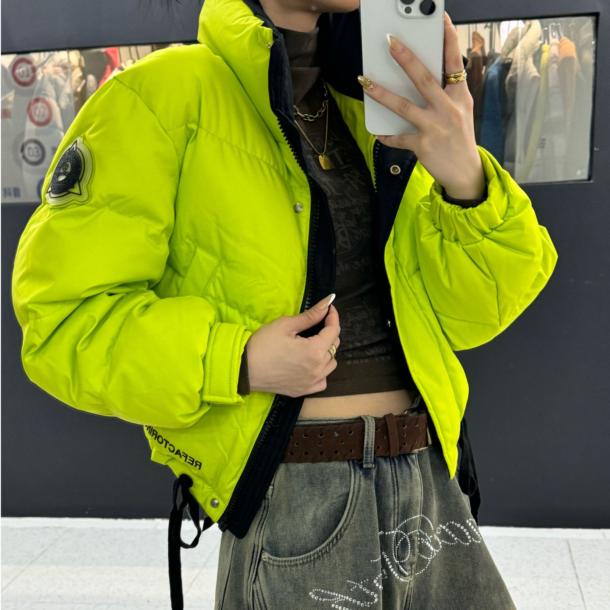 娱娱女装小众设计师外套