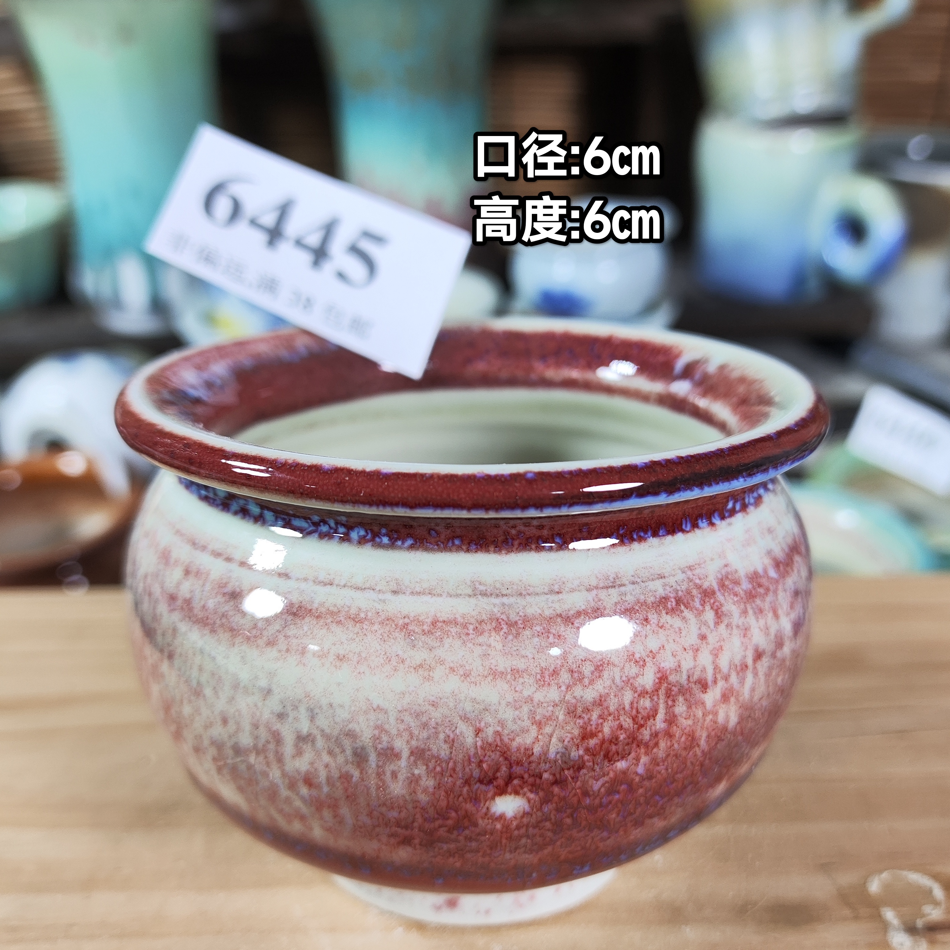 手工创意多肉花盆摆件迷你多肉花盆景德镇纯手工制做