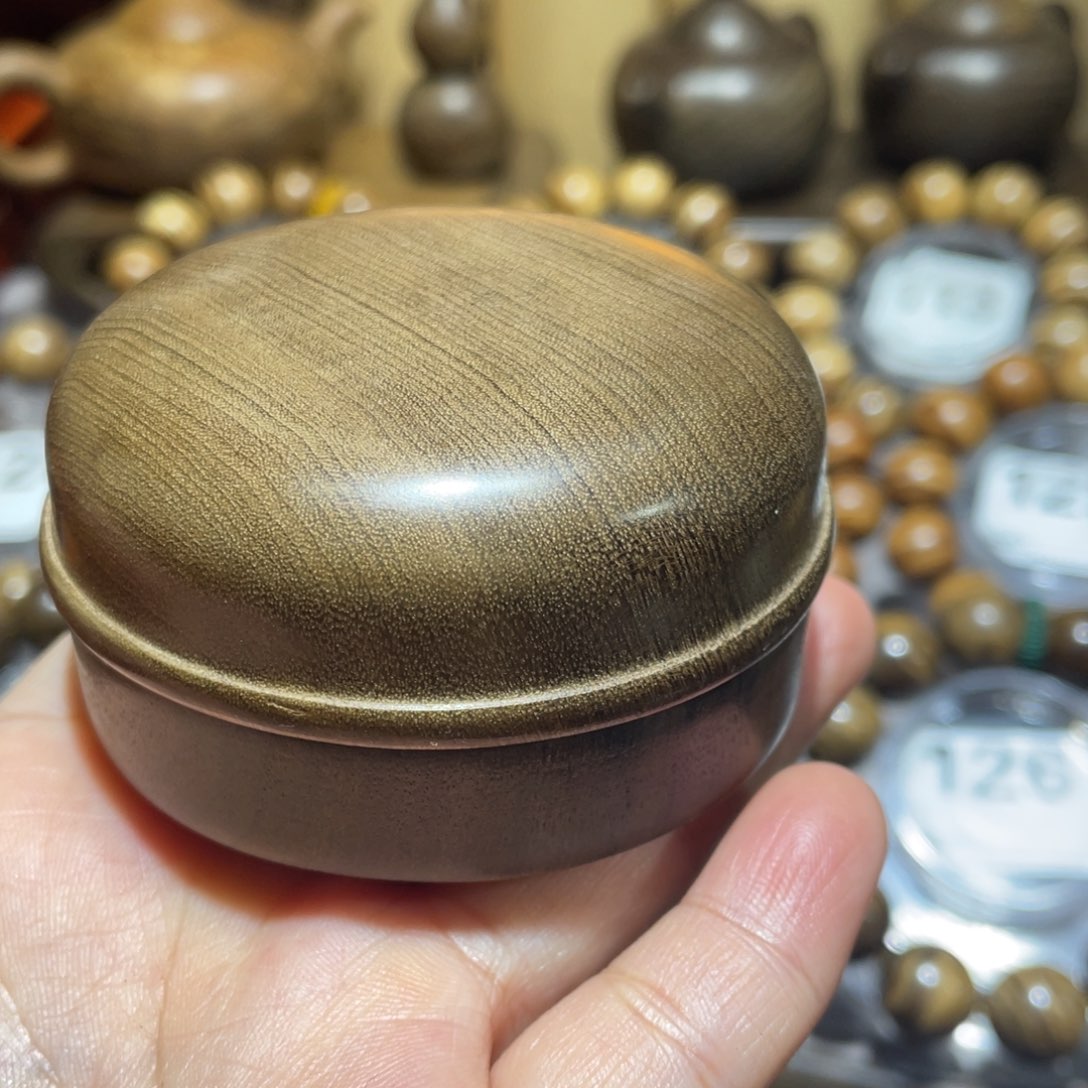 楠木（金丝楠）其他胭脂盒