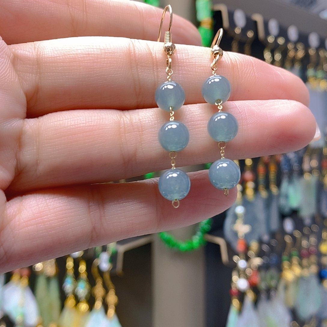 未镶嵌翡翠耳饰翡翠