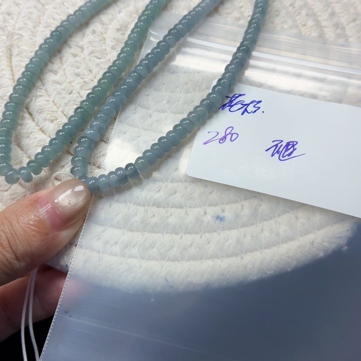 花***然翡翠未镶嵌手链翡翠项链不退换