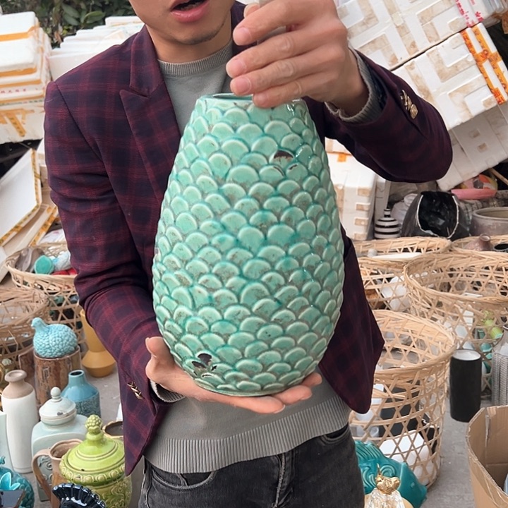 瓶高度28厘米口径7厘米微瑕捡漏