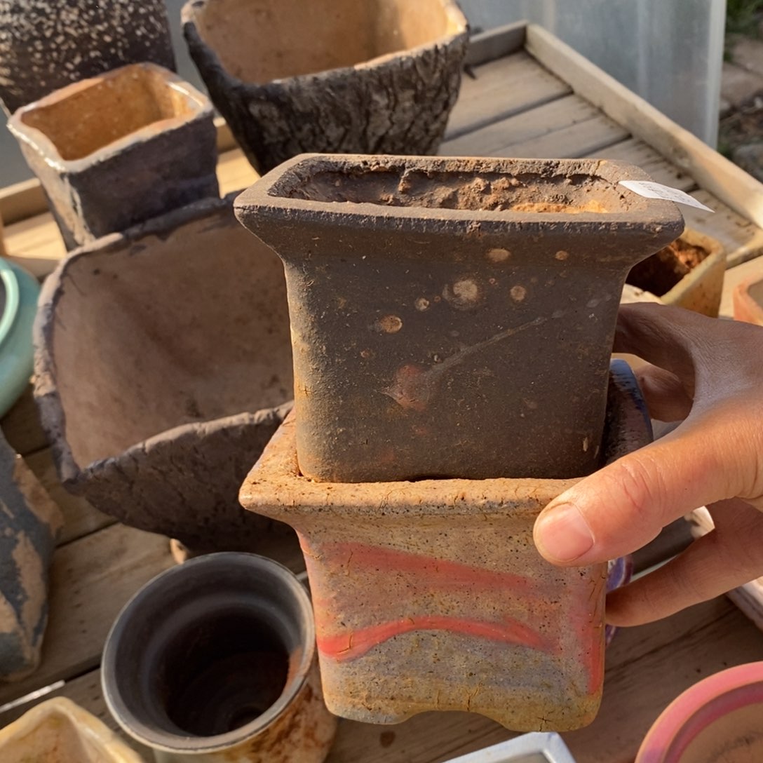 红陶元*90号多肉盆两个组合