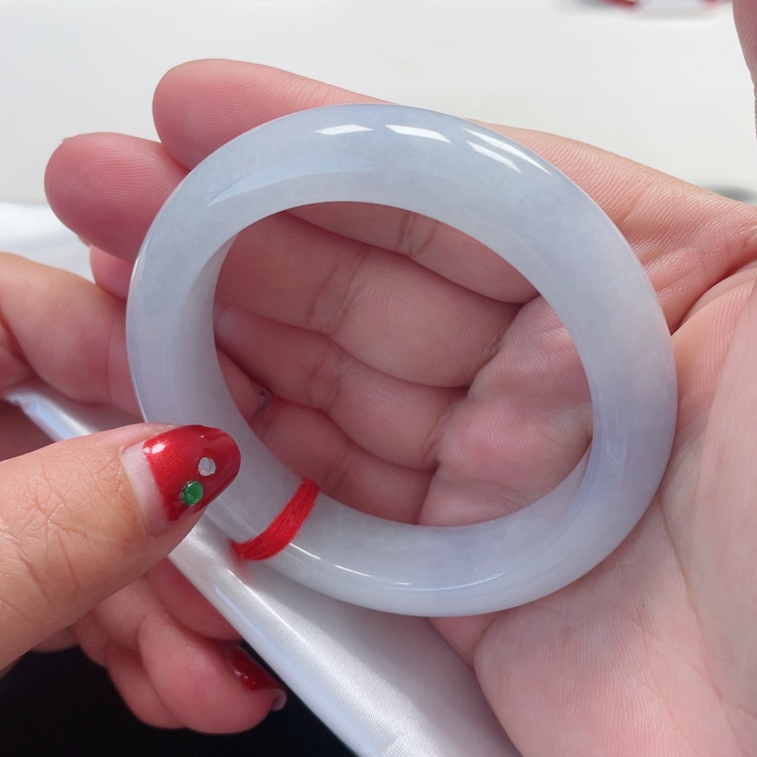 翡翠手镯（贵妃镯）未镶嵌缅甸翡翠手镯55圈