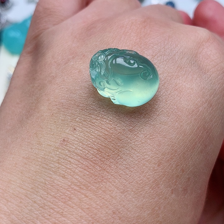 蛇纹石玉吊坠未镶嵌C****1