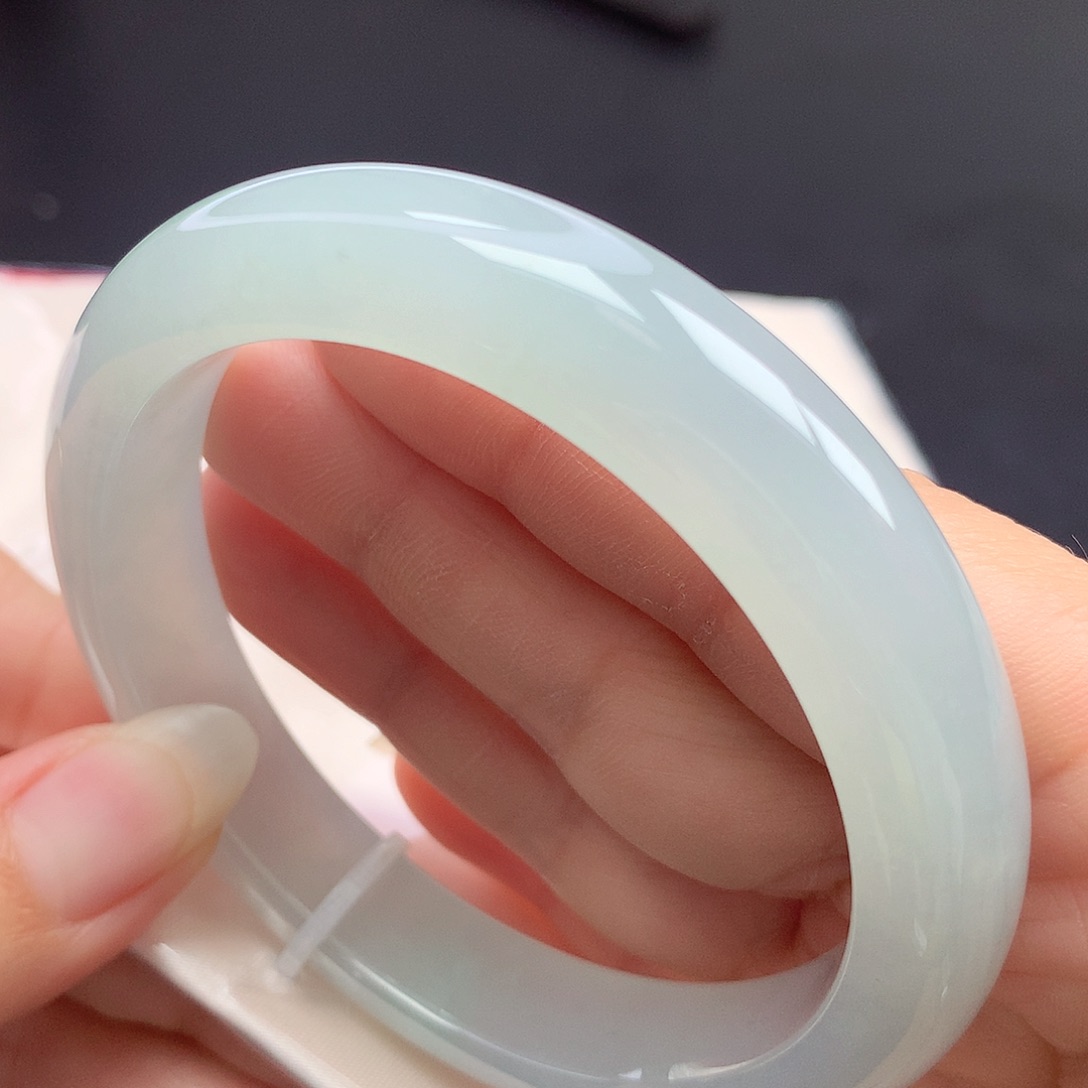 翡翠未镶嵌手镯59.4圈口