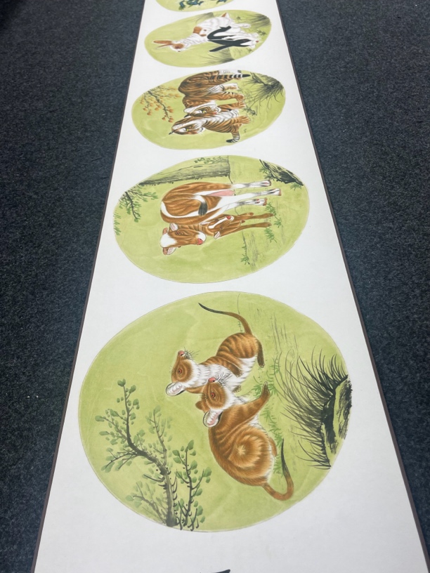 《十二生肖》横幅现代国风装饰挂画