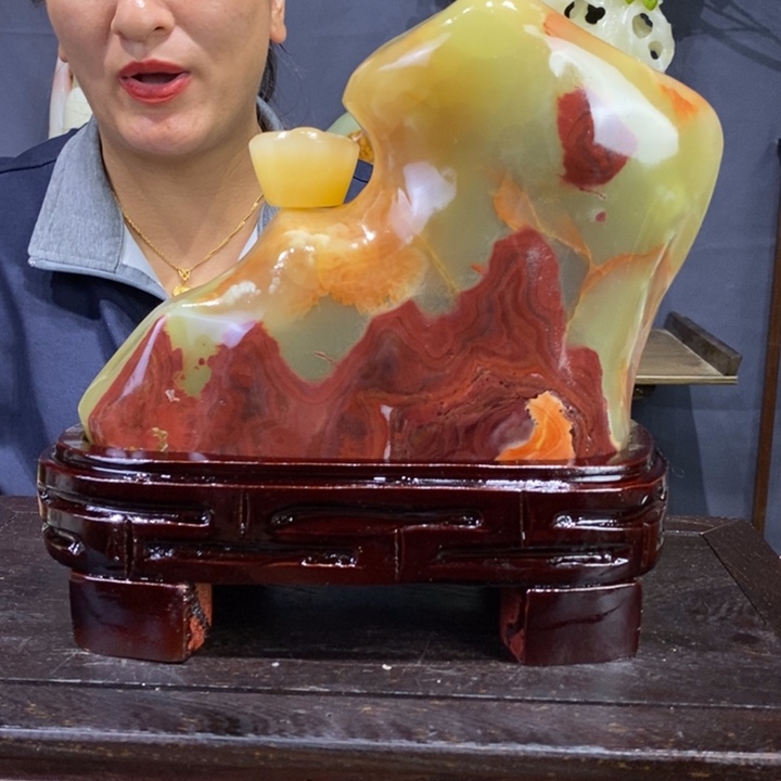 石材精品古青石摆件