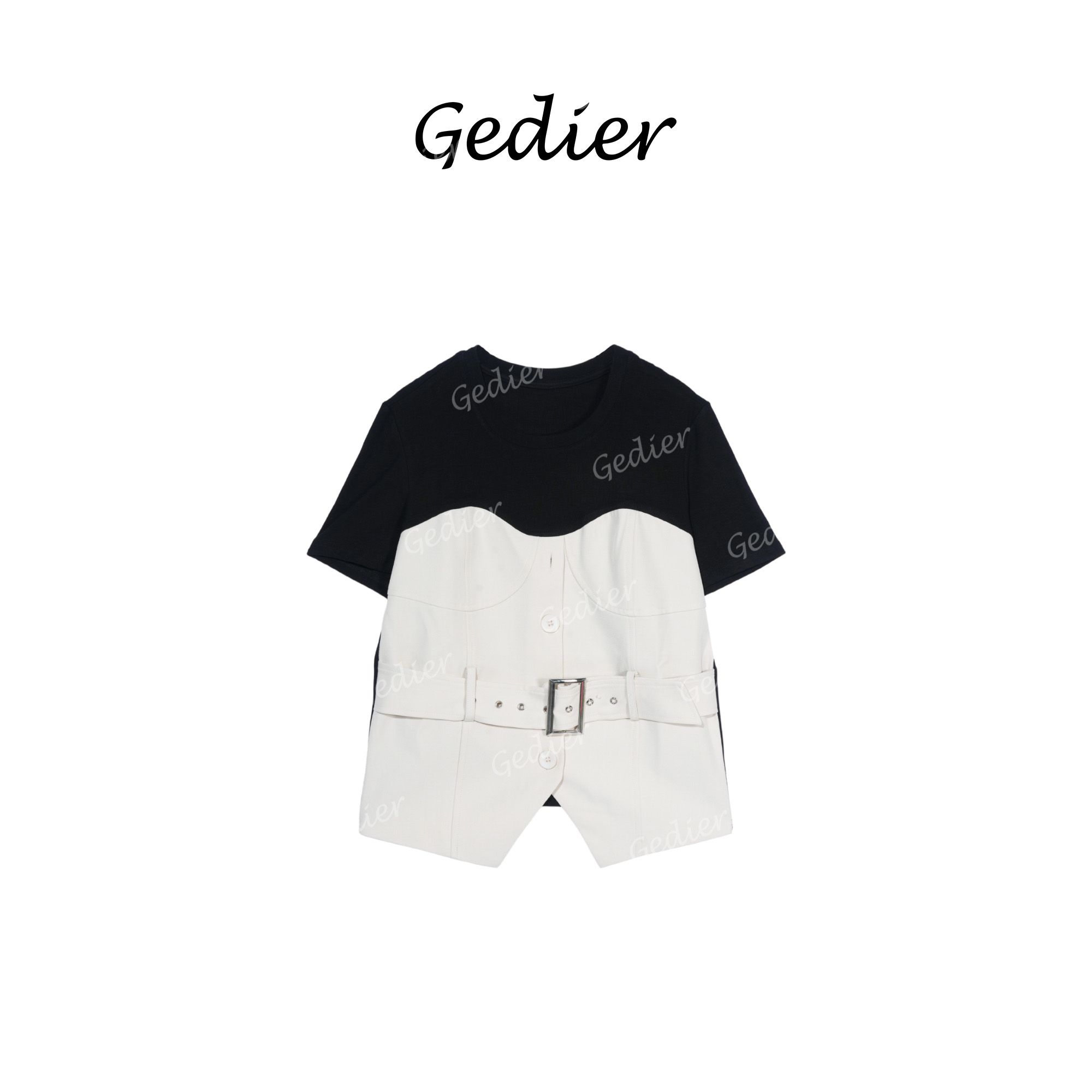 【歌蒂尔】时尚潮流气质百搭休闲T恤 12组