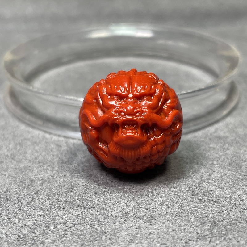 3600手工雕刻20mm龙珠顶珠手串配珠珠串配件星月菩提