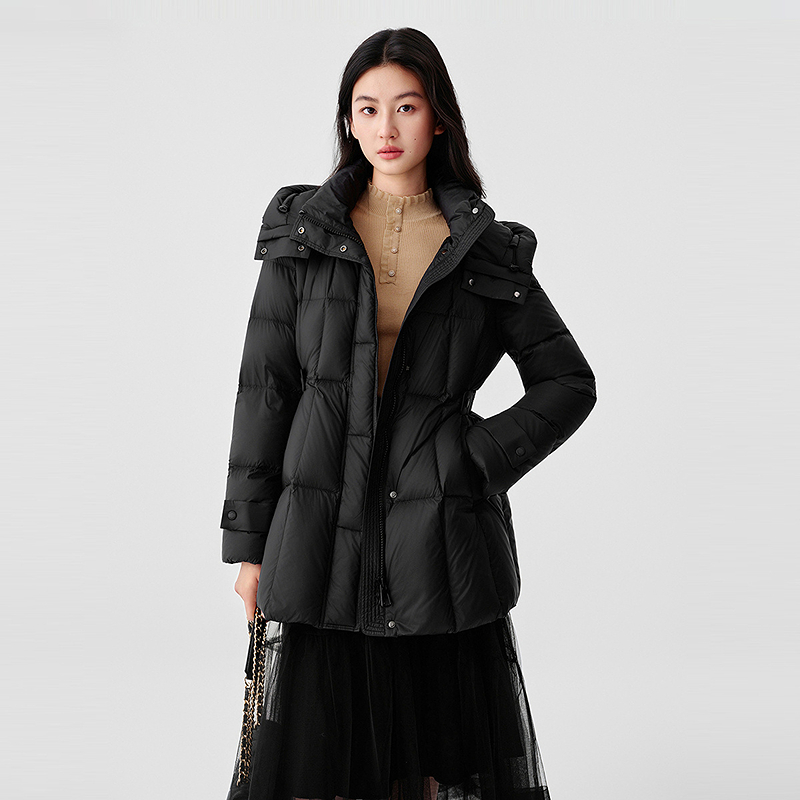 珂莱蒂尔新款「90绒」羽绒服女保暖百搭通勤羽绒外套女装KR01130W0