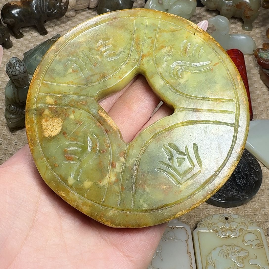 白玉菩提吊坠挂件