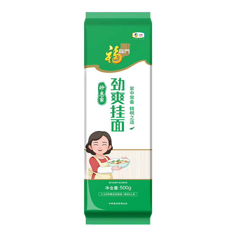 妙惠家挂面 方条/圆条 500g*5包   