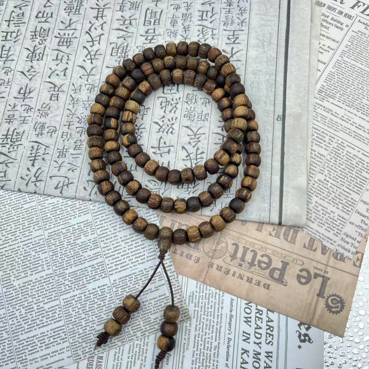 【善缘】C0554桶珠-沉香木长串(多样性发货)