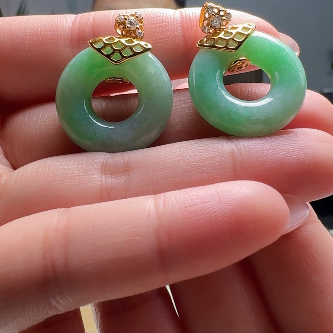 翡翠吊坠(不含链)银S925镶嵌多样性发货其一