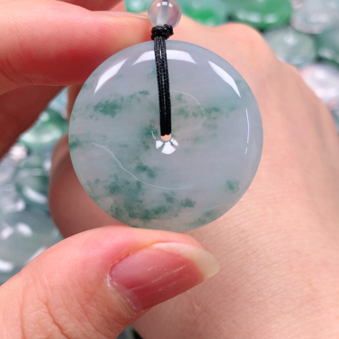 颈饰未镶嵌翡翠天然翡翠30.8+5.7