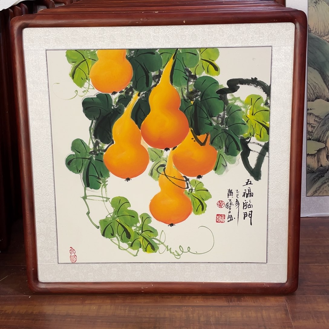 国画带框尺寸63*63厘米