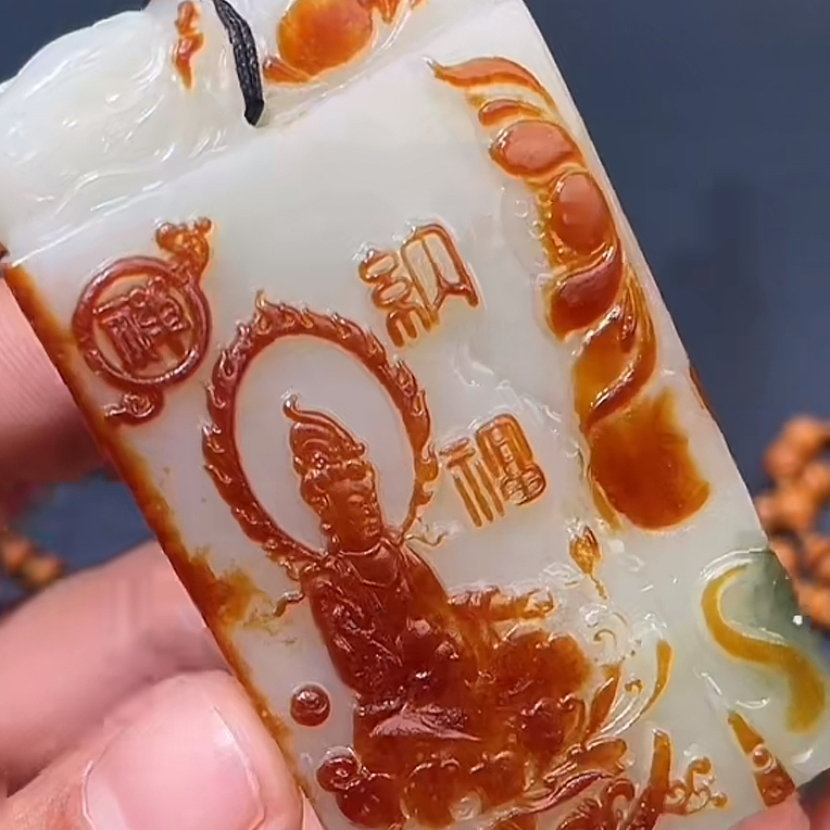 和田玉观音12.12HX拍一发一