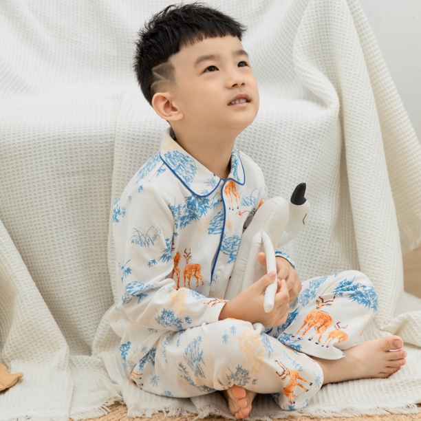 家居服全棉必备100棉柔软亲肤待产包长袖新生婴春秋