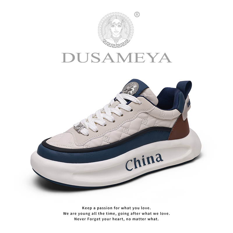 DUSAMEYA/杜莎米娅秋冬轻奢时尚休闲百搭厚底增高潮流休闲潮鞋