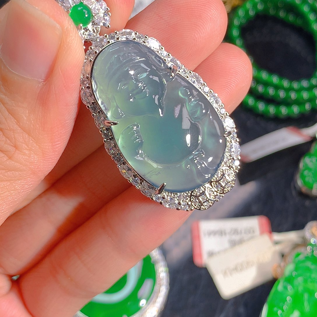 翡翠吊坠(不含链)未镶嵌