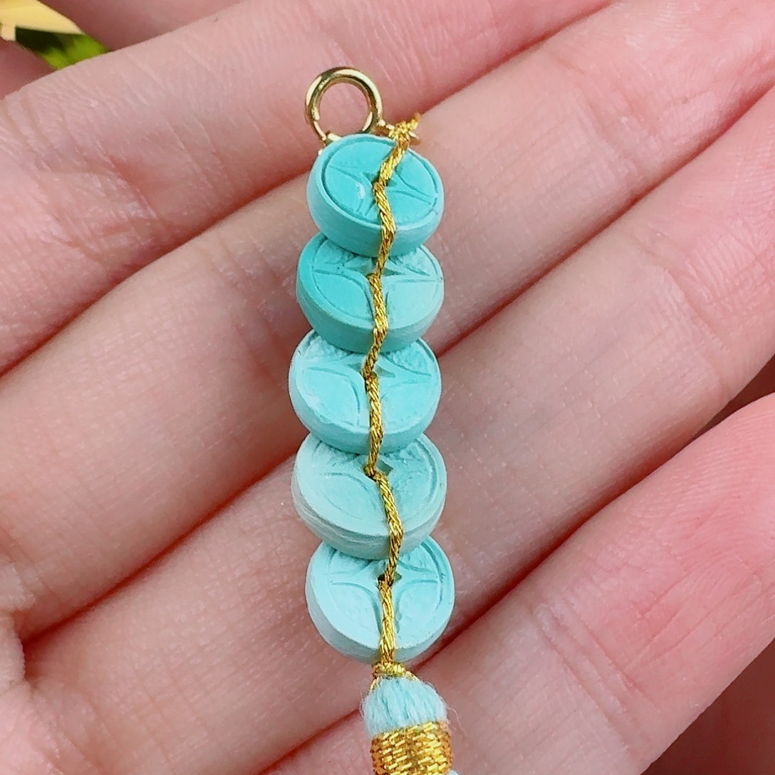 绿松石珠宝奇石18K金镶嵌