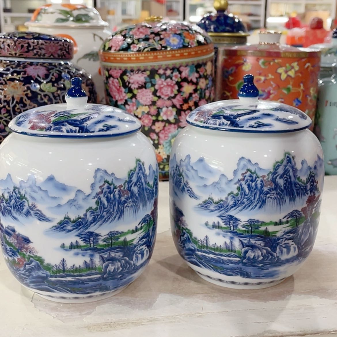 【闪购商品】罐陶瓷茶叶罐密封罐