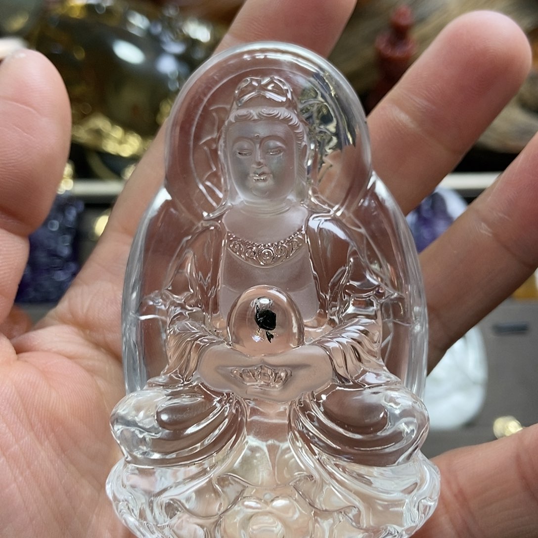 水晶天然水晶吊坠未镶嵌