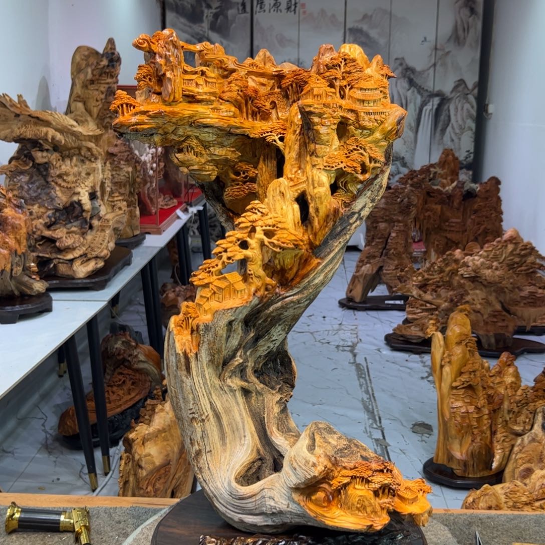 明***柏木（崖柏）崖柏陈化料世外桃源