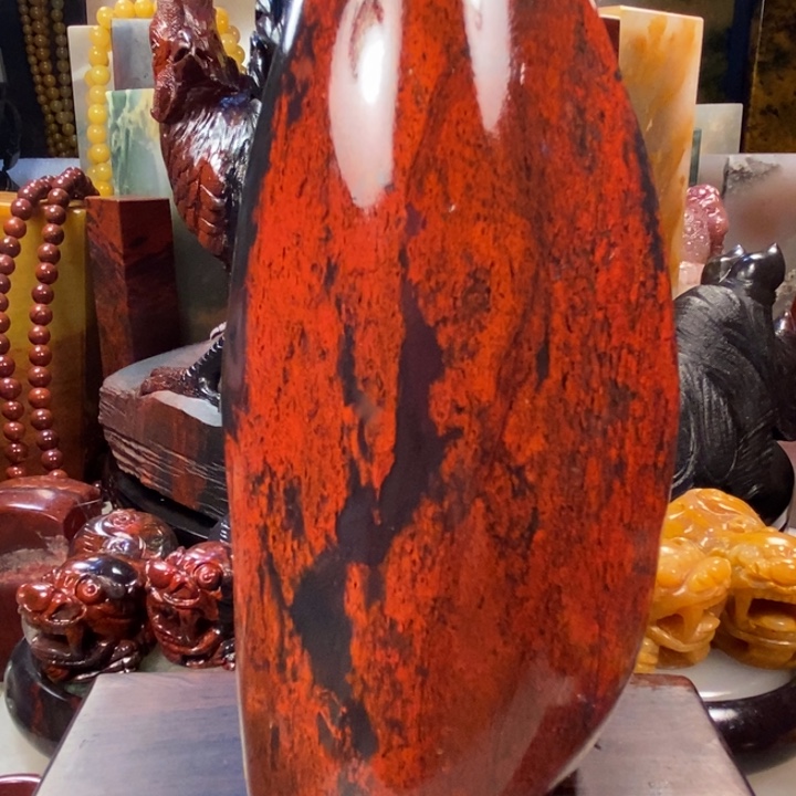 石英质玉原石鸡血玉未镶嵌?****?