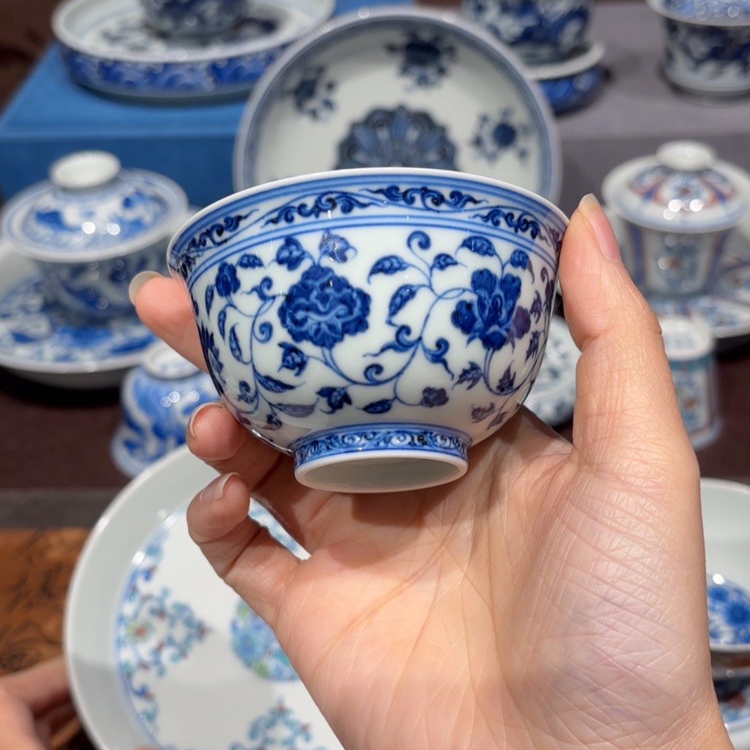 瓷片柠***?景德镇纯手工手绘