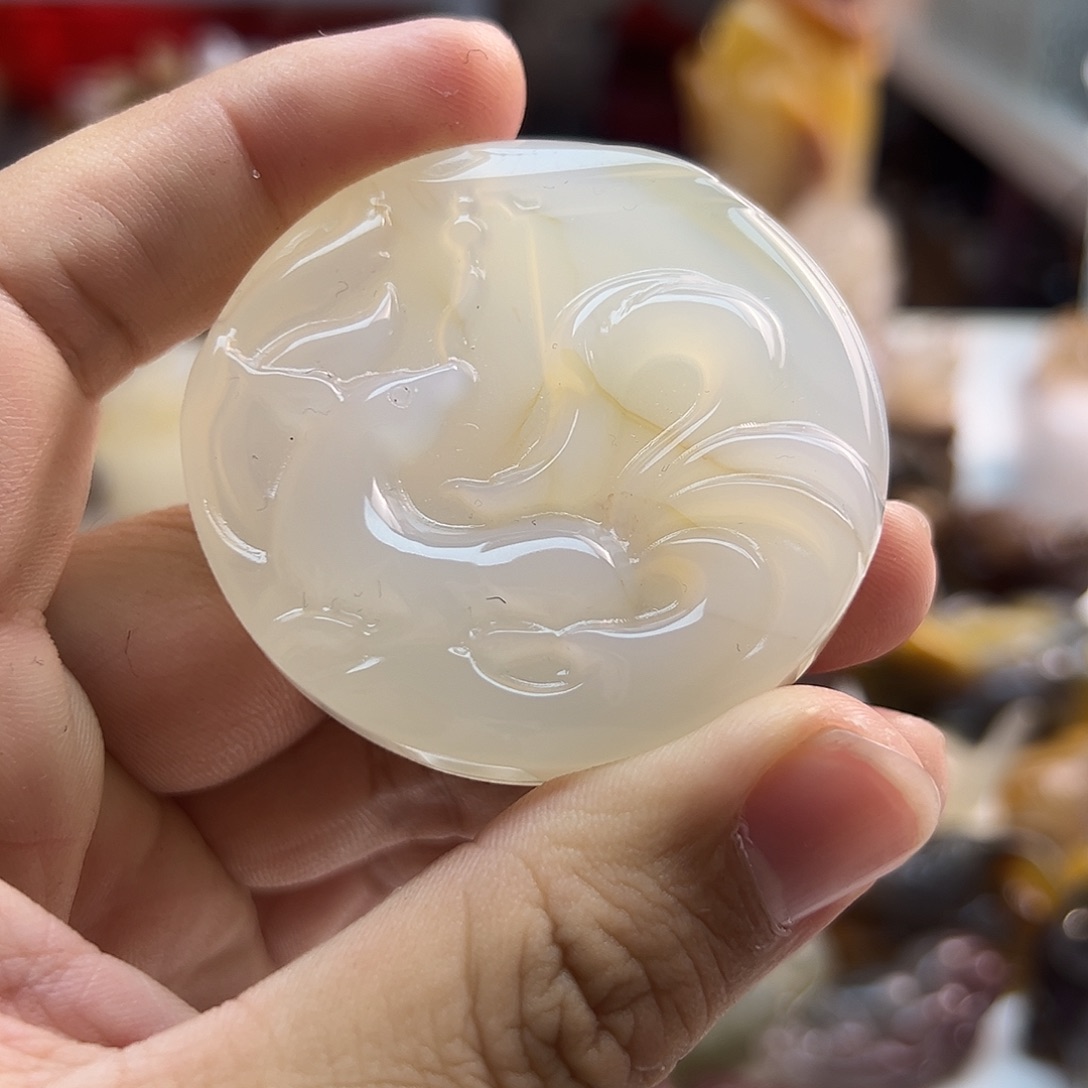 玛瑙/玉髓未镶嵌吊坠(不含链)