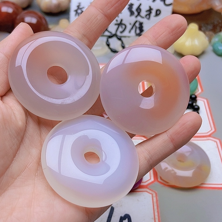 【闪购商品】未镶嵌玛瑙/玉髓珠宝半成品筠*