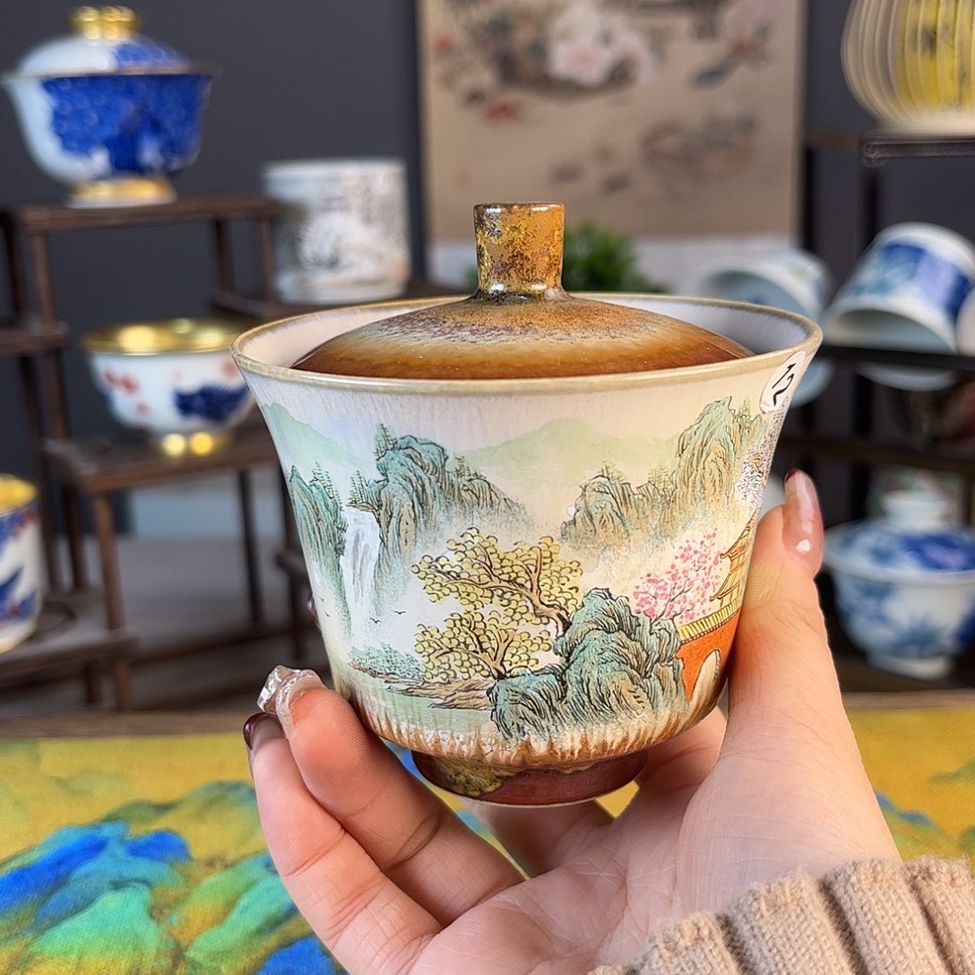 杯景德镇陶瓷茶杯多人