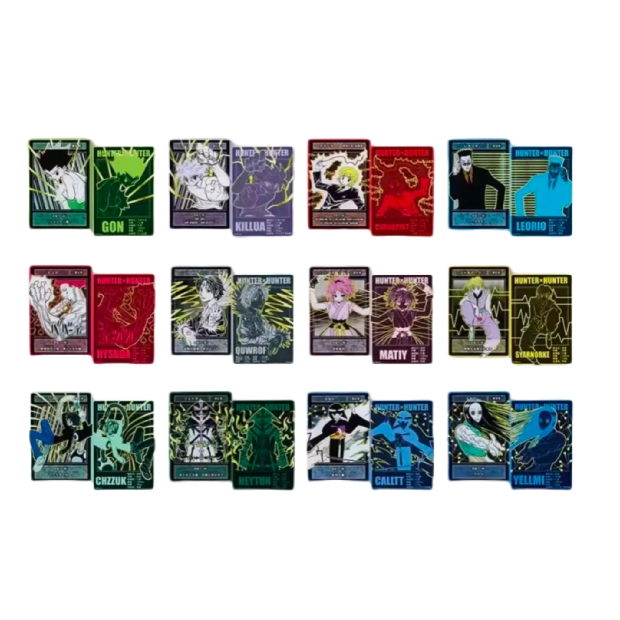 【全职猎人周边合集】原画第一弹/浮雕吧唧/数据卡一二弹【盲盒代拆】