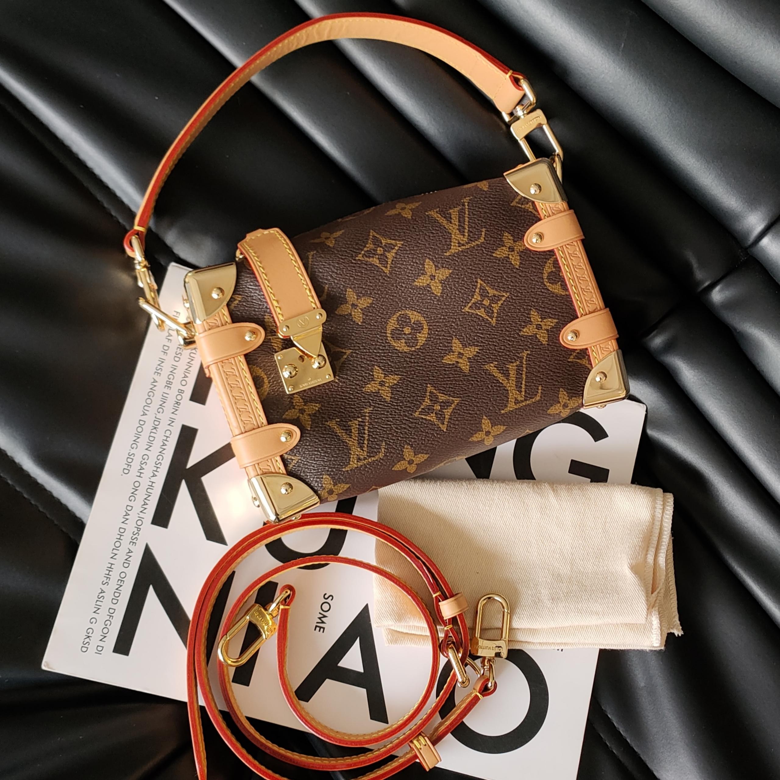 95新 LouisVuitton/路易威登 芯片谷爱凌同款小号手提斜挎包38934