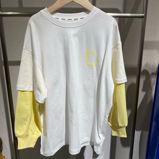 085儿童笑脸拼接T恤