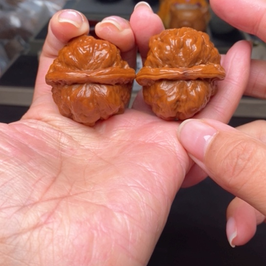 桃核吊坠蛙蛙蛙蛙