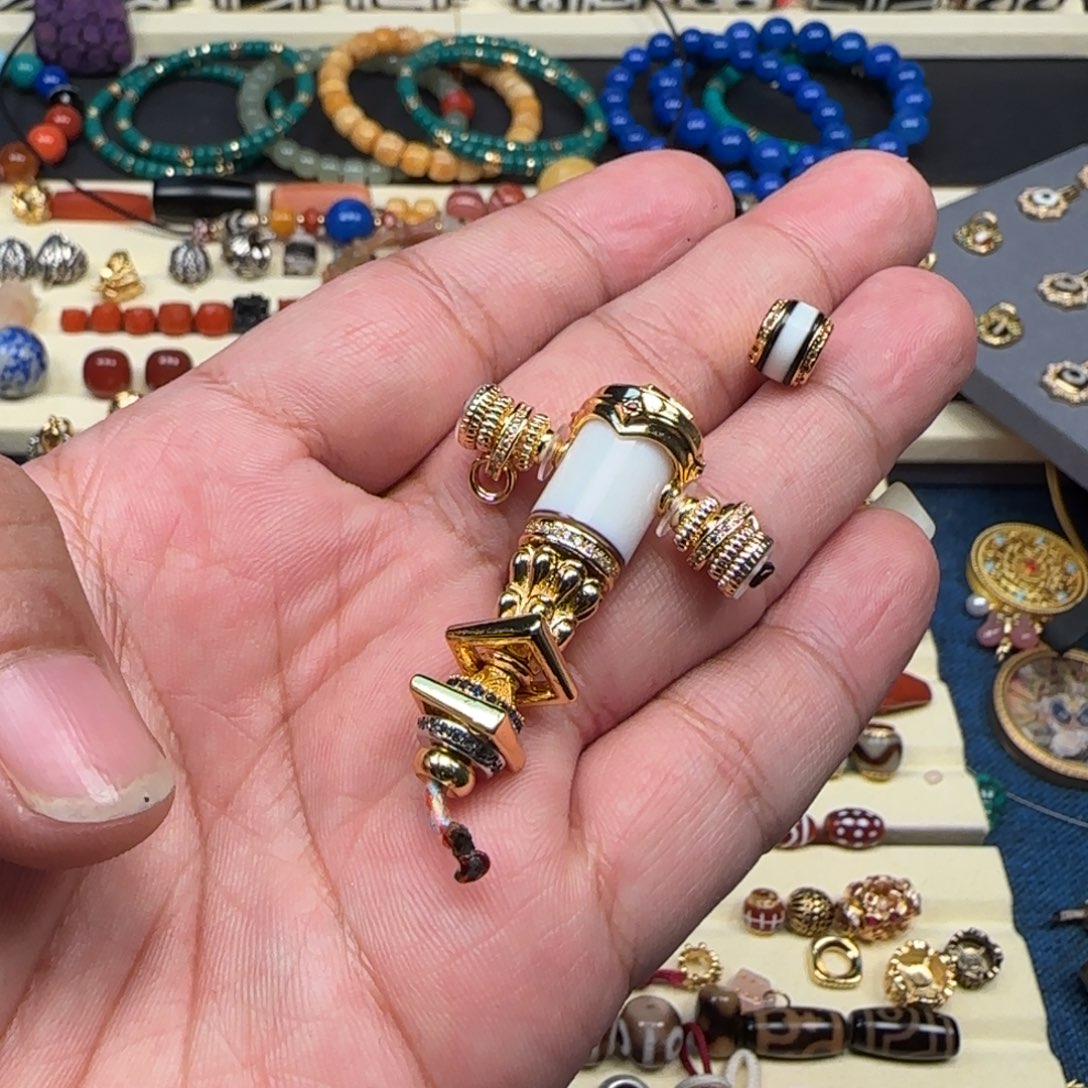 椰蒂吊坠歪**?椰蒂原生态手串配珠