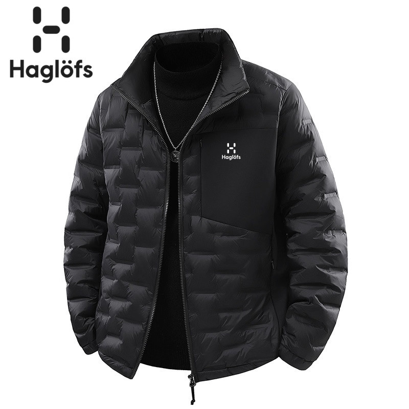 时尚羽绒服男士冬季2025新款户外防风防水保暖立领外套潮流休闲