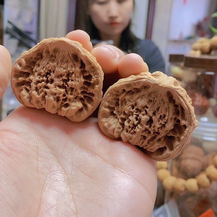 【闪购商品】文玩核桃把件44.5蛇头